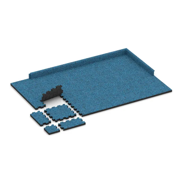 Typische Verlegung oder Einbausituation für den Artikel 5419 von WARCO - Dlaždica k bazénu bez škár, Farbton Atlantic in der Abmessung 306 x 306 x 30 mm.