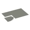 Typische Verlegung oder Einbausituation für den Artikel 1097 von WARCO - Športová podlaha Kompakt, Farbton Šedý granit in der Abmessung 970 x 970 x 16 mm.