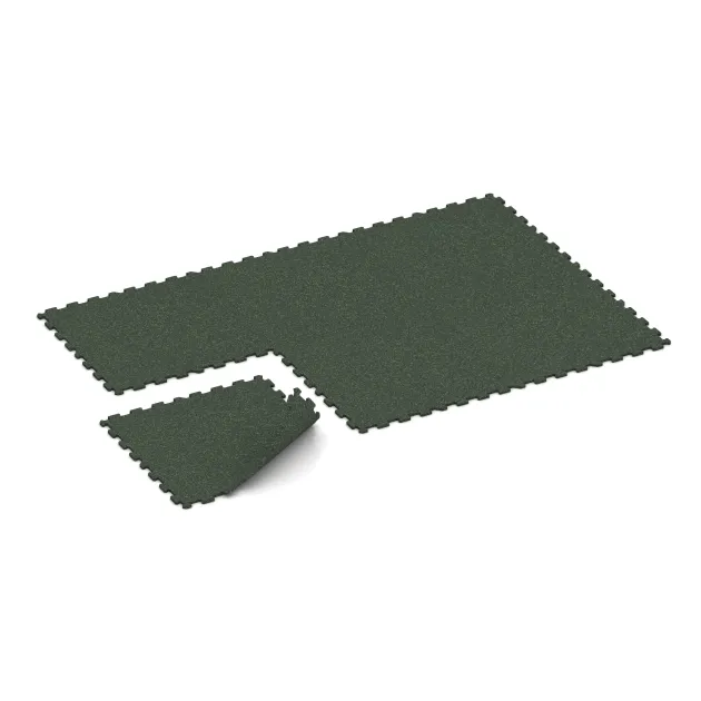 Typische Verlegung oder Einbausituation für den Artikel 1099 von WARCO - Športová podlaha Kompakt, Farbton Anglická tráva in der Abmessung 970 x 970 x 16 mm.