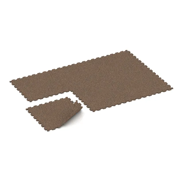 Typische Verlegung oder Einbausituation für den Artikel 1101 von WARCO - Športová podlaha Kompakt, Farbton Kôra a Basto in der Abmessung 970 x 970 x 16 mm.