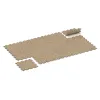 Typische Verlegung oder Einbausituation für den Artikel 0966 von WARCO - Športová podlaha Kompakt, Farbton Travertín in der Abmessung 485 x 485 x 16 mm.