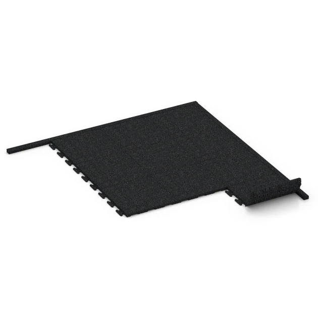 Typische Verlegung oder Einbausituation für den Artikel 3784 von WARCO - Flexibilný gumový obrubník, Farbton Antracit in der Abmessung 100 x 5 x 25 cm.