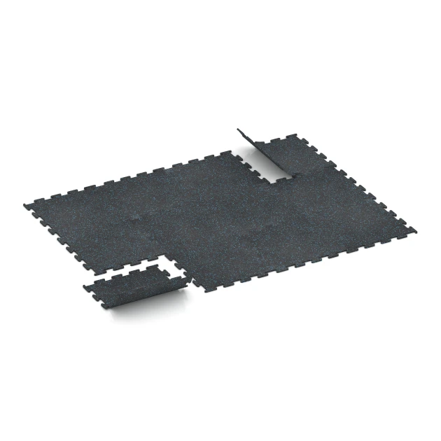 Typische Verlegung oder Einbausituation für den Artikel 3766 von WARCO - Fitness Performance Elite tréningová podlaha, Farbton Ľahko modro posypaná in der Abmessung 50 x 50 x 1 cm | 0,25 m².