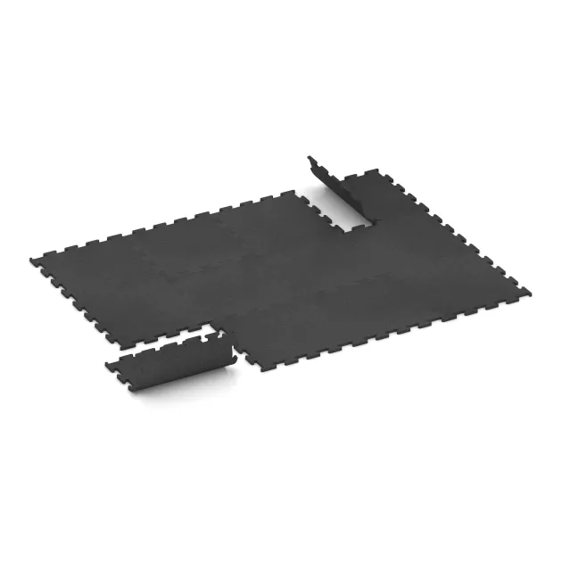 Typische Verlegung oder Einbausituation für den Artikel 3750 von WARCO - Športová podlaha Fitness Performance Elite, Farbton Antracit in der Abmessung .