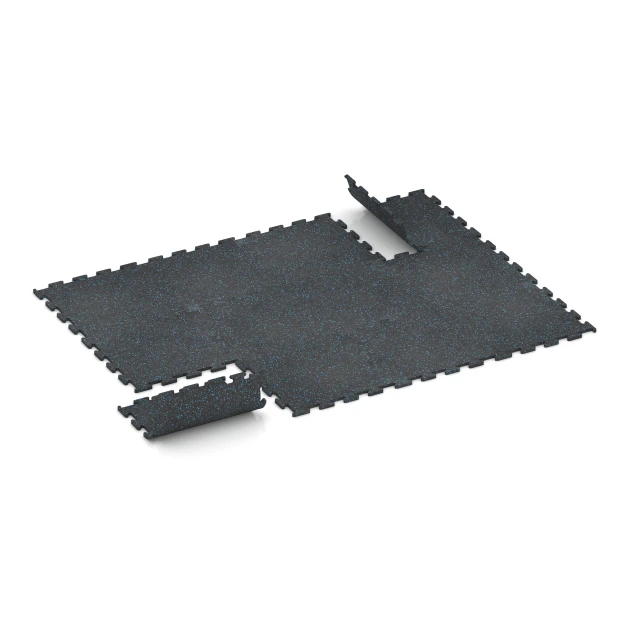 Typische Verlegung oder Einbausituation für den Artikel 3770 von WARCO - Fitness Performance Elite tréningová podlaha, Farbton Ľahko modro posypaná in der Abmessung 50 x 50 x 1,5 cm | 0,25 m².