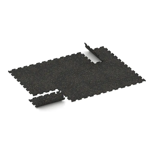 Typische Verlegung oder Einbausituation für den Artikel 3768 von WARCO - Športová podlaha Fitness Performance Elite, Farbton Ľahko žlto posypaná in der Abmessung .