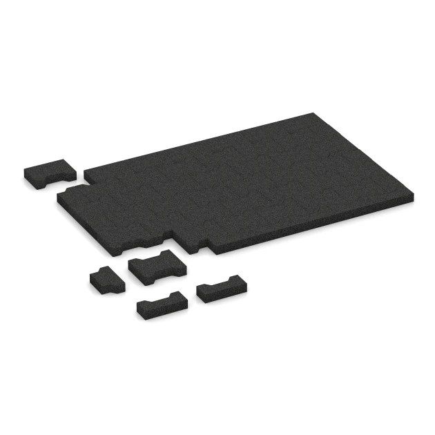 Typische Verlegung oder Einbausituation für den Artikel 3845 von WARCO - Zámková dlažba, Farbton Antracit in der Abmessung 20 × 16,5 × 4,3 cm | 0,0278 m².