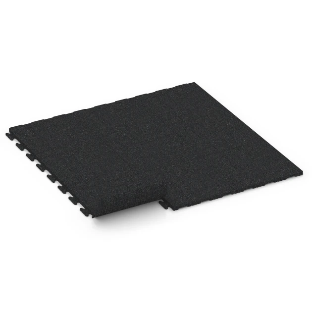 Typische Verlegung oder Einbausituation für den Artikel 6190 von WARCO - Fitness podlahová dlaždica Classic, Farbton Antracit in der Abmessung 50 x 50 x 3 cm | 0,25 m².