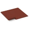 Typische Verlegung oder Einbausituation für den Artikel 7053 von WARCO - Gumová dlažba Linea, Farbton Cihlová červená in der Abmessung 50 x 50 x 3 cm | 0,25 m².