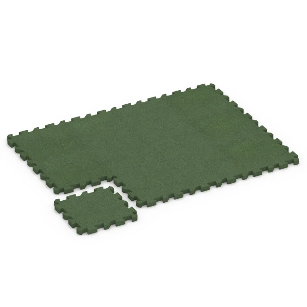 Typische Verlegung oder Einbausituation für den Artikel 6995 von WARCO - Fitness dlaždice, Farbton Trávovo zelená in der Abmessung 50 x 50 x 4 cm | 0,25 m².