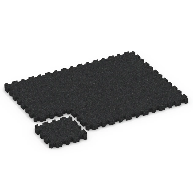 Typische Verlegung oder Einbausituation für den Artikel 6309 von WARCO - Puzzle dlažba na detské ihrisko, Farbton Antracit in der Abmessung 50 x 50 x 6 cm | 0,25 m².