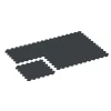 Typische Verlegung oder Einbausituation für den Artikel 7086 von WARCO - , Farbton Antracit in der Abmessung 102,5 x 102,5 x 1,5 cm | 1,05 m².