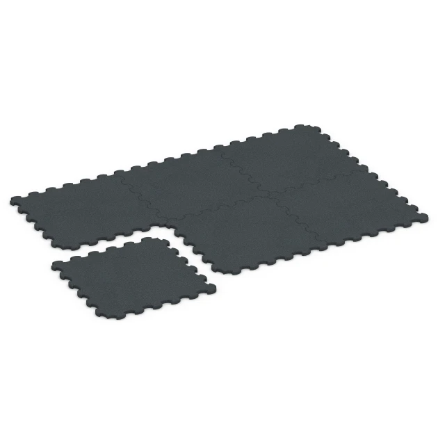 Typische Verlegung oder Einbausituation für den Artikel 6322 von WARCO - Fitness Ochranná Podložka, Farbton Antracit in der Abmessung 102,5 x 102,5 x 3 cm | 1,05 m².