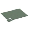 Typische Verlegung oder Einbausituation für den Artikel 6762 von WARCO - Gumová dlažba okolo bazéna, Farbton Anglický trávnik in der Abmessung 44,6 x 44,6 x 1,8 cm.