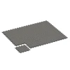 Typische Verlegung oder Einbausituation für den Artikel 6859 von WARCO - Fitnes podlaha Max, Farbton Tmavosivá žula in der Abmessung 44,6 x 44,6 x 1,8 cm.