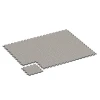 Typische Verlegung oder Einbausituation für den Artikel 6860 von WARCO - Fitnes podlaha Max, Farbton Sivá žula in der Abmessung 44,6 x 44,6 x 1,8 cm.