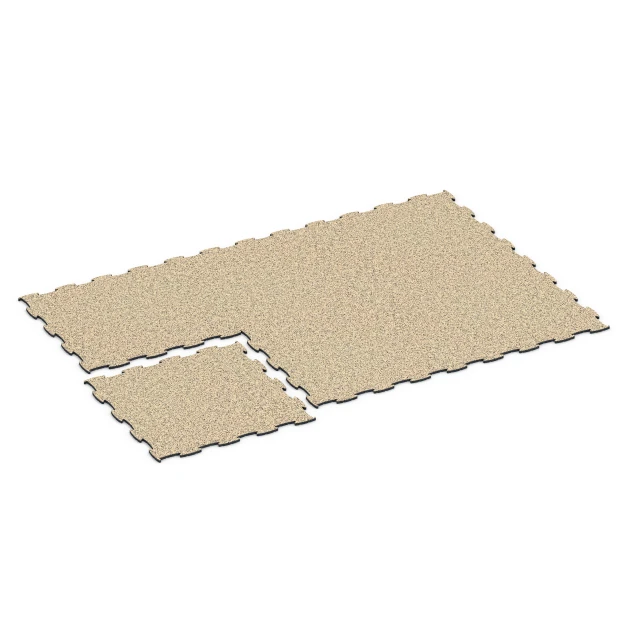 Typische Verlegung oder Einbausituation für den Artikel 6811 von WARCO - Podlaha pre psie sporty, Farbton Travertín in der Abmessung 97,1 x 97,1 × 1,8 cm.
