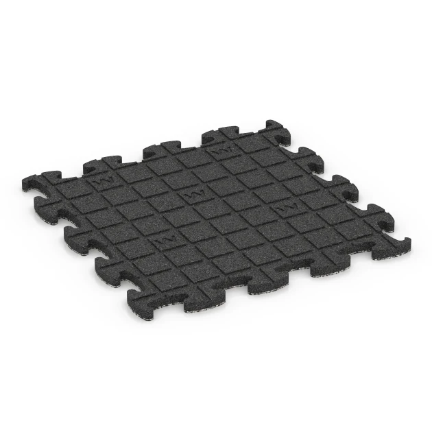 Typische Verlegung oder Einbausituation für den Artikel 6932 von WARCO - Bezpečnostná puzzle podložka, Farbton Sivá žula in der Abmessung 46 x 46 × 2,8 cm.