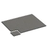 Typische Verlegung oder Einbausituation für den Artikel 6949 von WARCO - Gumová podlaha pre balové ihriská, Farbton Tmavosivá žula in der Abmessung 44,6 x 44,6 × 2,8 cm.