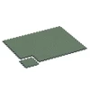 Typische Verlegung oder Einbausituation für den Artikel 6942 von WARCO - Gumové dosky pre terasu, Farbton Anglický trávnik in der Abmessung 44,6 x 44,6 × 2,8 cm.