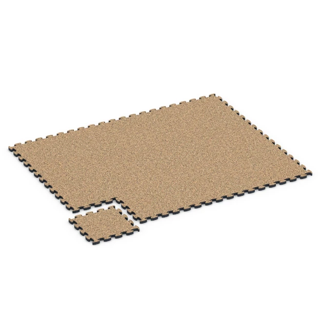 Typische Verlegung oder Einbausituation für den Artikel 6943 von WARCO - Gumové dosky pre terasu, Farbton Terakota in der Abmessung 44,6 x 44,6 × 2,8 cm.
