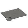 Typische Verlegung oder Einbausituation für den Artikel 6877 von WARCO - Fitnes podlaha Max, Farbton Tmavosivá žula in der Abmessung 44,6 x 44,6 × 2,8 cm.