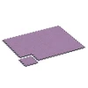 Typische Verlegung oder Einbausituation für den Artikel 6882 von WARCO - Fitnes podlaha Max, Farbton Levanduľa in der Abmessung 44,6 x 44,6 × 2,8 cm.