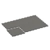 Typische Verlegung oder Einbausituation für den Artikel 6886 von WARCO - Fitnes podlaha Max, Farbton Tmavosivá žula in der Abmessung 97,1 x 97,1 x 2,8 cm.