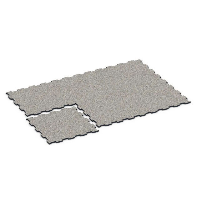 Typische Verlegung oder Einbausituation für den Artikel 6887 von WARCO - Fitnes podlaha Max, Farbton Sivá žula in der Abmessung 97,1 x 97,1 x 2,8 cm.