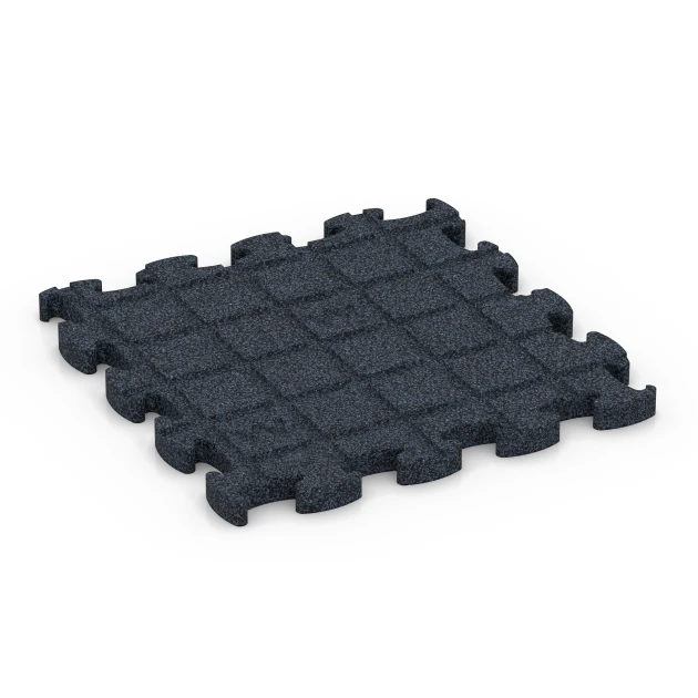 Typische Verlegung oder Einbausituation für den Artikel 6958 von WARCO - Fitness Premium športová podlaha, Farbton Antracit in der Abmessung 28,9 x 28,9 x 1,8 cm.