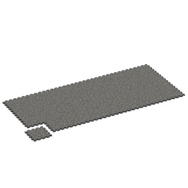 Typische Verlegung oder Einbausituation für den Artikel 6769 von WARCO - Gumová dlažba okolo bazéna, Farbton Tmavosivá žula in der Abmessung 28,9 x 28,9 x 1,8 cm.