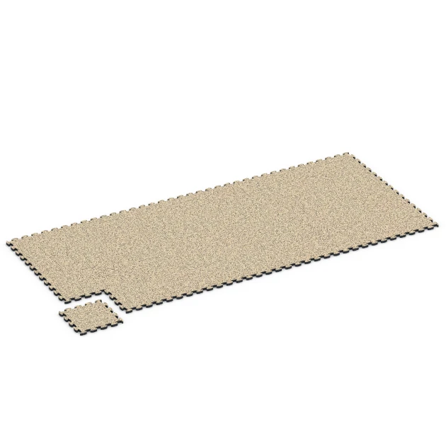 Typische Verlegung oder Einbausituation für den Artikel 6775 von WARCO - Gumová dlažba okolo bazéna, Farbton Travertín in der Abmessung 28,9 x 28,9 x 1,8 cm.