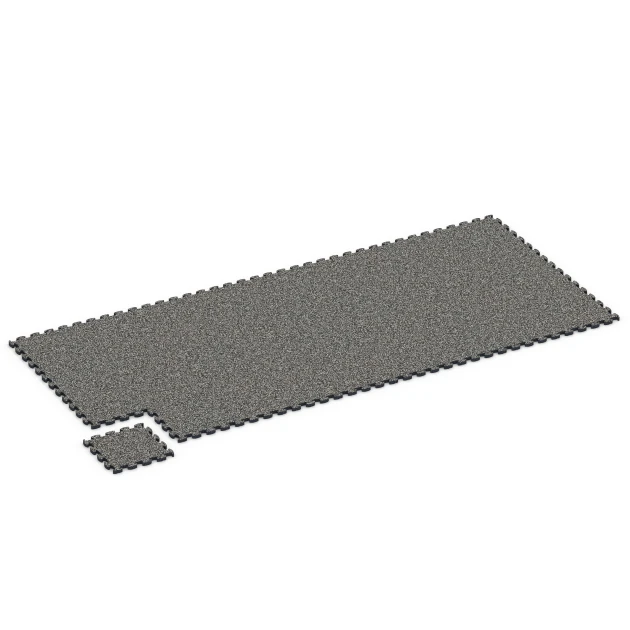 Typische Verlegung oder Einbausituation für den Artikel 6814 von WARCO - Gumové dlaždičky na balkón, Farbton Tmavosivá žula in der Abmessung 28,9 x 28,9 x 1,8 cm.