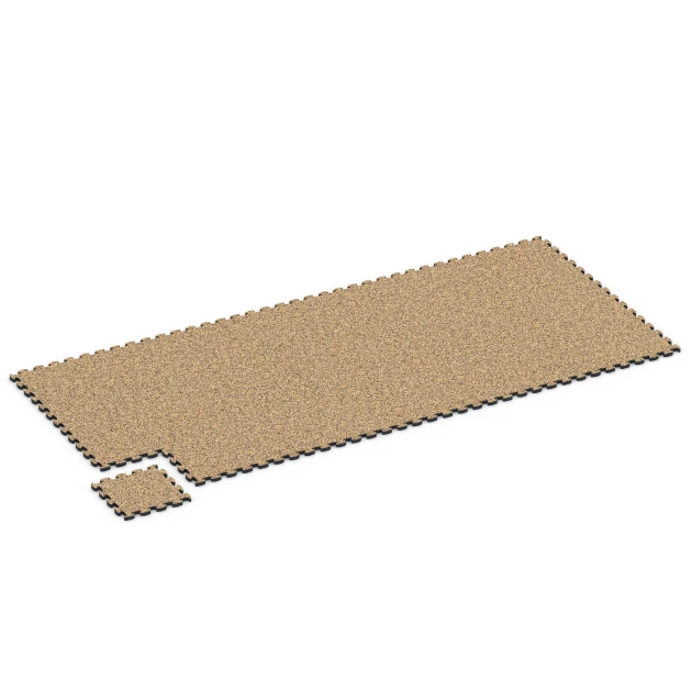 Typische Verlegung oder Einbausituation für den Artikel 6822 von WARCO - Gumové dlaždičky na balkón, Farbton Ratan in der Abmessung 28,9 x 28,9 x 1,8 cm.