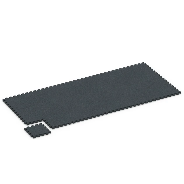 Typische Verlegung oder Einbausituation für den Artikel 6965 von WARCO - Fitness Premium podlaha Plus, Farbton Antracit in der Abmessung 28,9 x 28,9 x 2,8 cm.